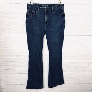 Old Navy Women's Jeans Flare Leg Extra High Rise Stretch size 12 length 30"
